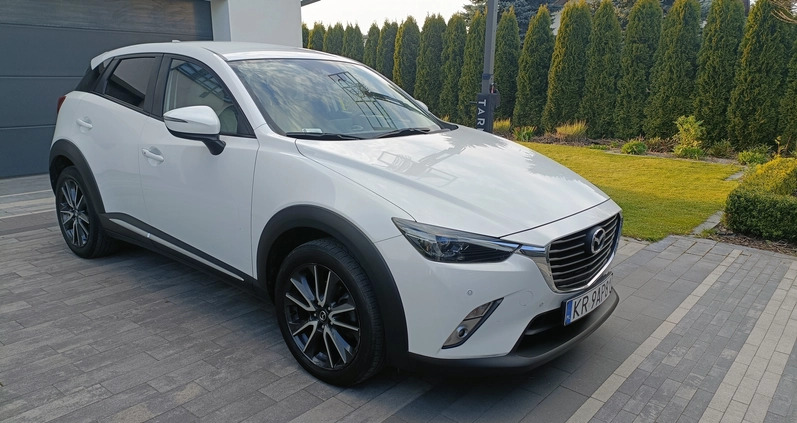 Mazda CX-3 cena 78900 przebieg: 74000, rok produkcji 2017 z Ostrołęka małe 326